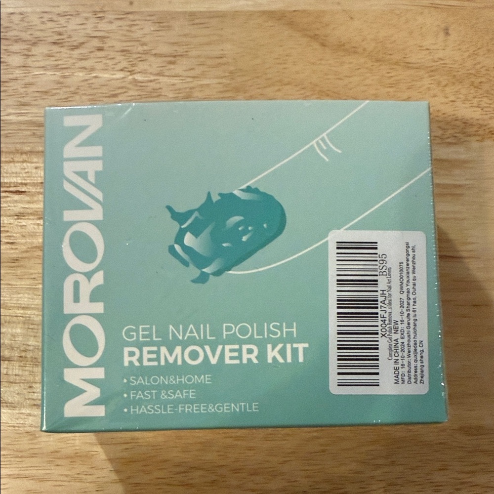 Gel Nail Polish Remover Kit - Teal